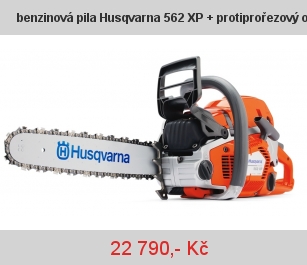 benzinová pila Husqvarna 562 XP + protiprořezový oblek benzinová pila Husqvarna 562 XP + protiprořezový oblek