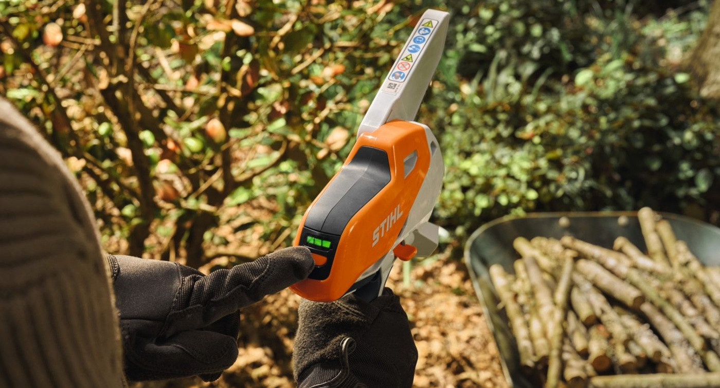 STIHL GTA 20 - kontrola kapacity baterie