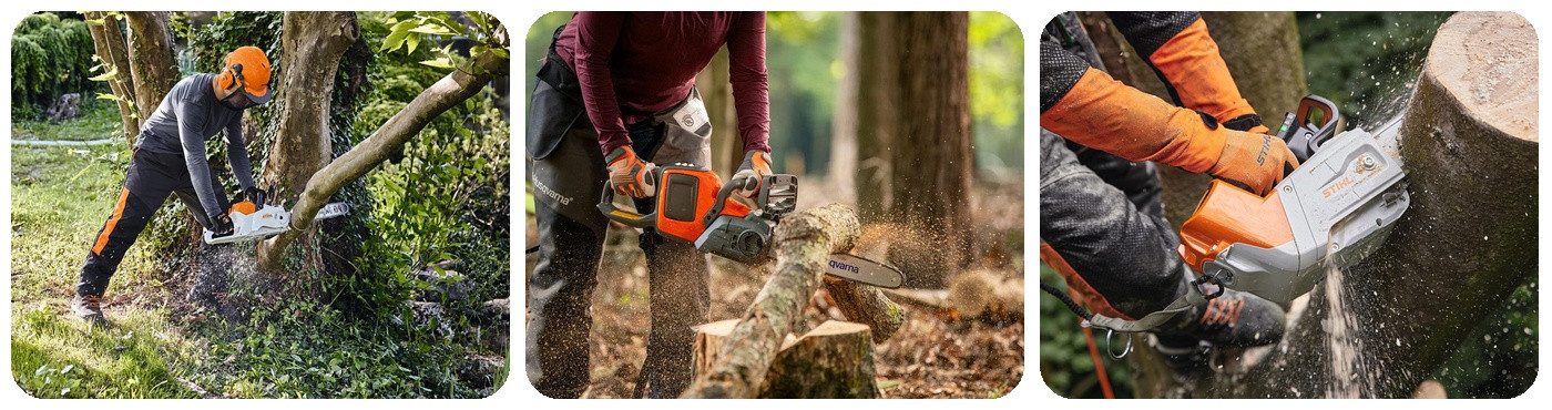 Akumulátorové pily STIHL a Husqvarna