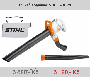 foukač a vysavač STIHL SHE 71 foukač a vysavač STIHL SHE 71