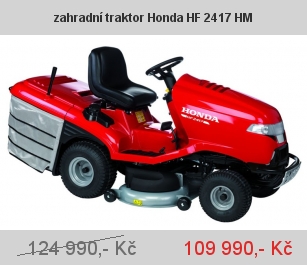 zahradní traktor Honda HF 2417 HM zahradní traktor Honda HF 2417 HM