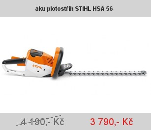 aku plotostřih STIHL HSA 56 aku plotostřih STIHL HSA 56
