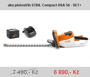 aku plotostřih STIHL Compact HSA 56 - SET+ aku plotostřih STIHL Compact HSA 56 - SET+
