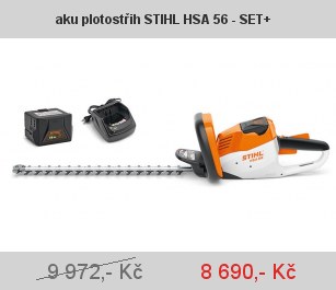aku plotostřih STIHL HSA 56 - SET+ aku plotostřih STIHL HSA 56 - SET+