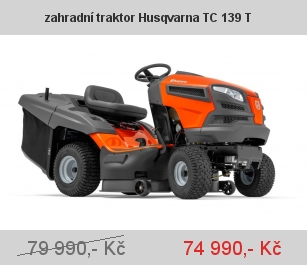 zahradní traktor Husqvarna TC 139 T zahradní traktor Husqvarna TC 139 T