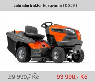 zahradní traktor Husqvarna TC 239 T zahradní traktor Husqvarna TC 239 T