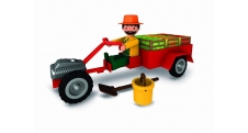 hračka Igráček VARI zahradník s malotraktorem