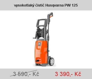 vysokotlaký čistič Husqvarna PW 125 vysokotlaký čistič Husqvarna PW 125