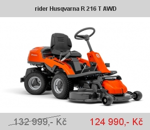 rider Husqvarna R 216 T AWD rider Husqvarna R 216 T AWD