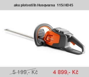 aku plotostřih Husqvarna 115i HD45 aku plotostřih Husqvarna 115i HD45