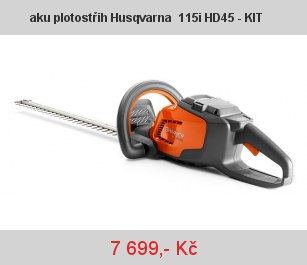 aku plotostřih Husqvarna 115i HD45 - KIT aku plotostřih Husqvarna 115i HD45 - KIT
