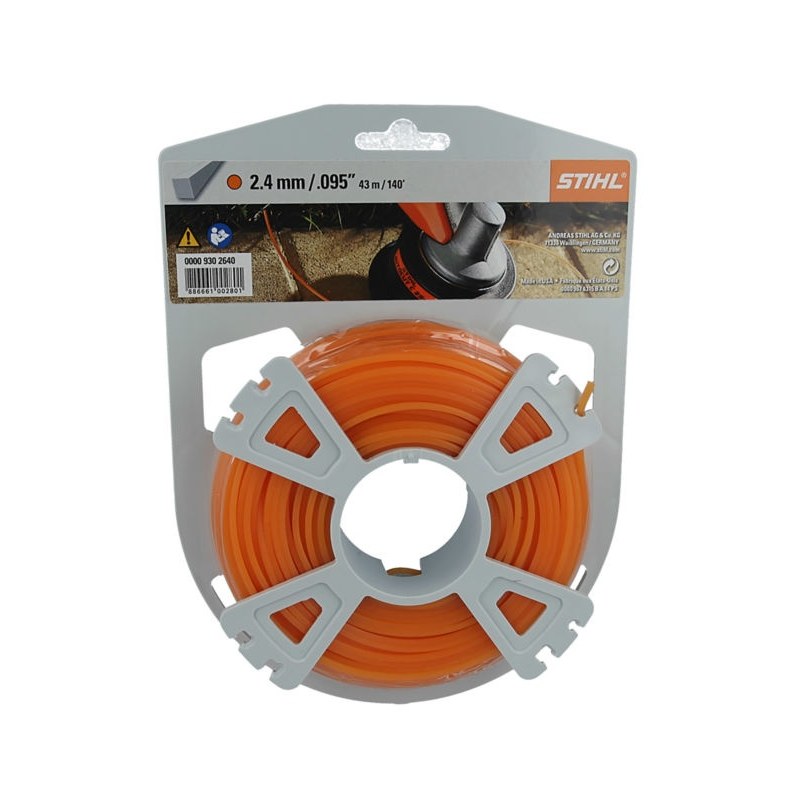 žací struna STIHL hranatá 2,4mm x 41m