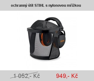 ochranný štít STIHL s nylonovou mřížkou ochranný štít STIHL s nylonovou mřížkou