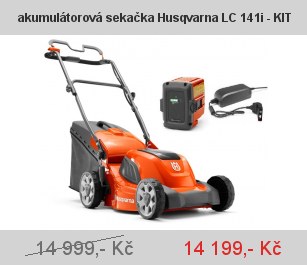 akumulátorová sekačka Husqvarna LC 141i - KIT akumulátorová sekačka Husqvarna LC 141i - KIT
