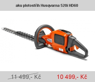 aku plotostřih Husqvarna 520i HD60 aku plotostřih Husqvarna 520i HD60