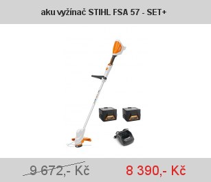 aku vyžínač STIHL FSA 57 - SET+ aku vyžínač STIHL FSA 57 - SET+