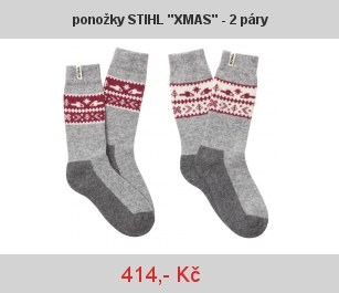 ponožky STIHL "XMAS" - 2 páry ponožky STIHL "XMAS" - 2 páry