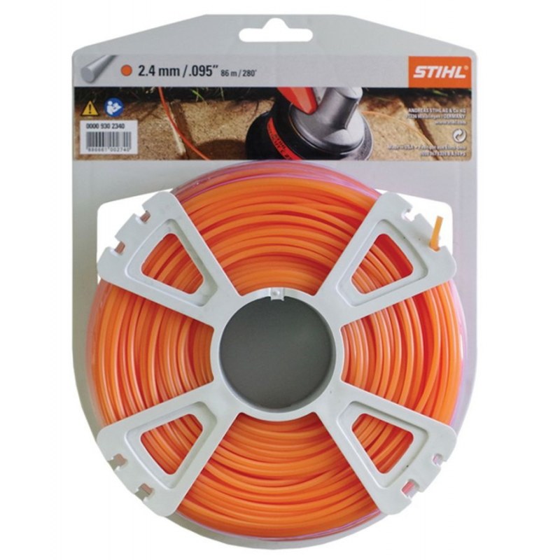 žací struna STIHL hranatá 2,4mm x 83m