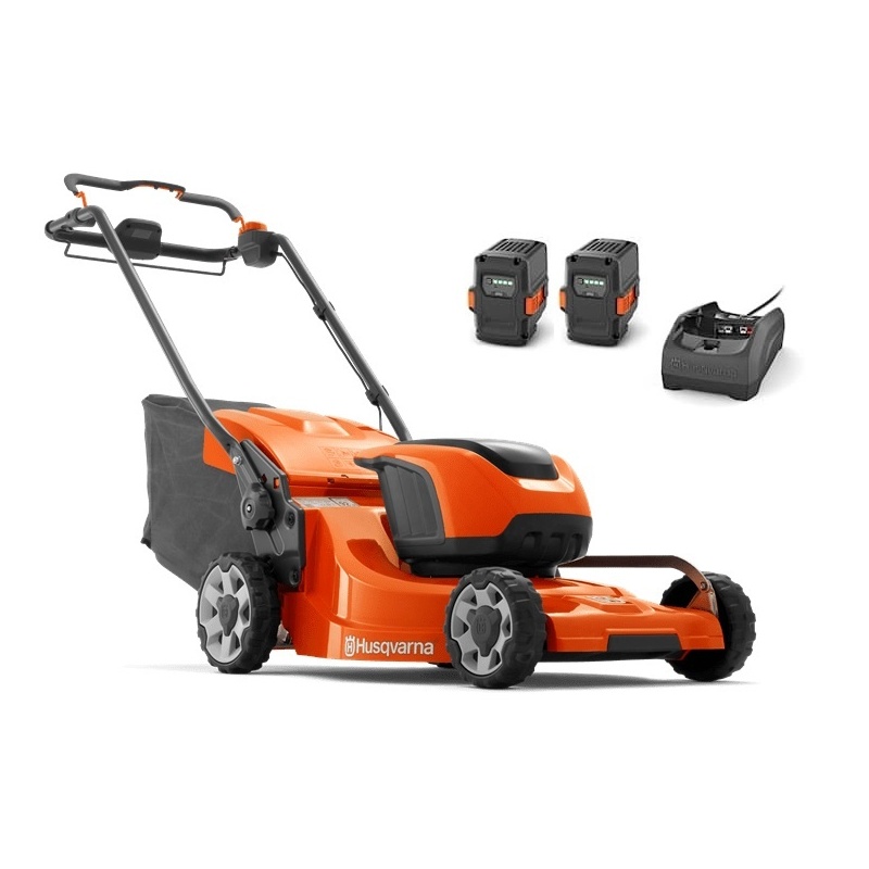 akumulátorová sekačka Husqvarna LC 347i VX - KIT (2xB140 + C80)