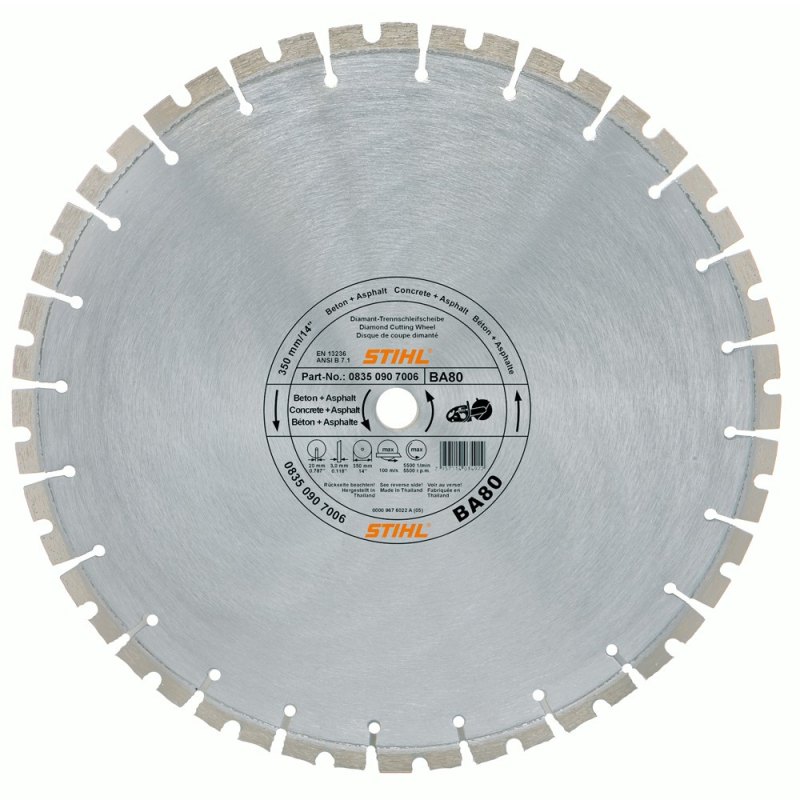 diamantový brusný kotouč STIHL BA90, D 400