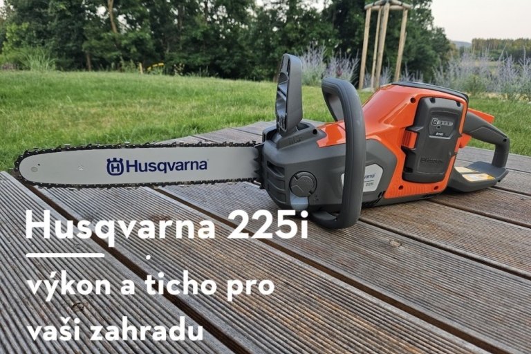 Aku pila Husqvarna 225i - tichý a výkonný pomocník pro vaši zahradu. - foto č. 1