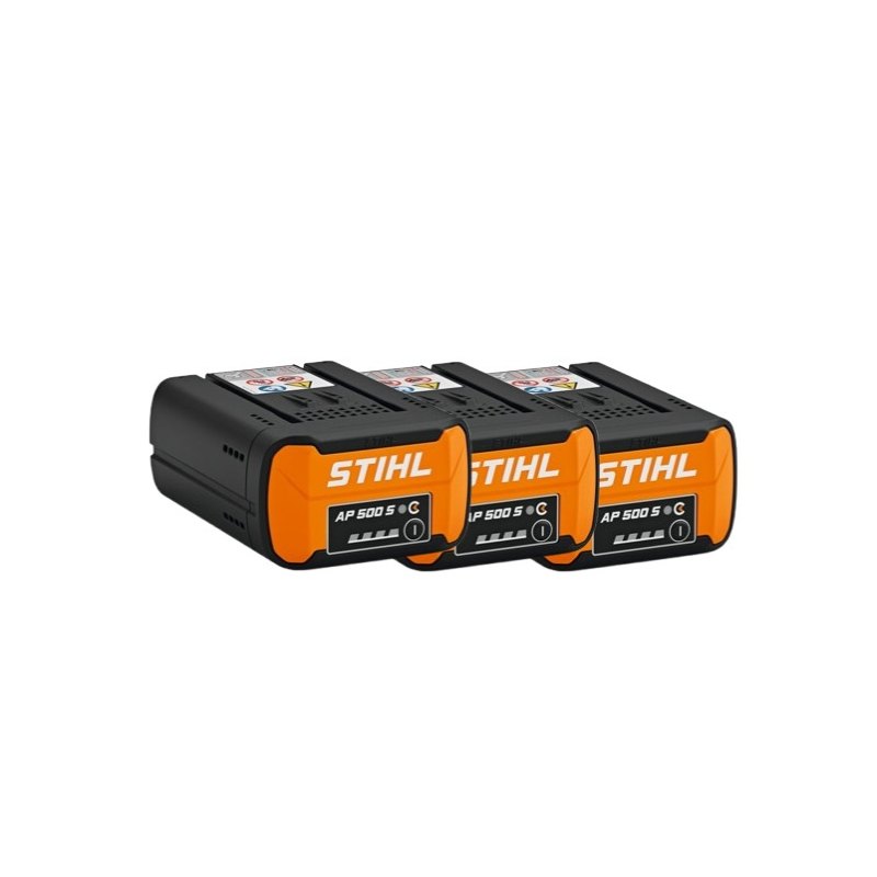 3x akumulátor STIHL AP 500 S sada