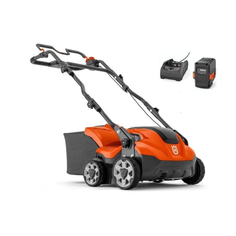akumulátorový vertikutátor Husqvarna S 138i kit (B140 + C80)