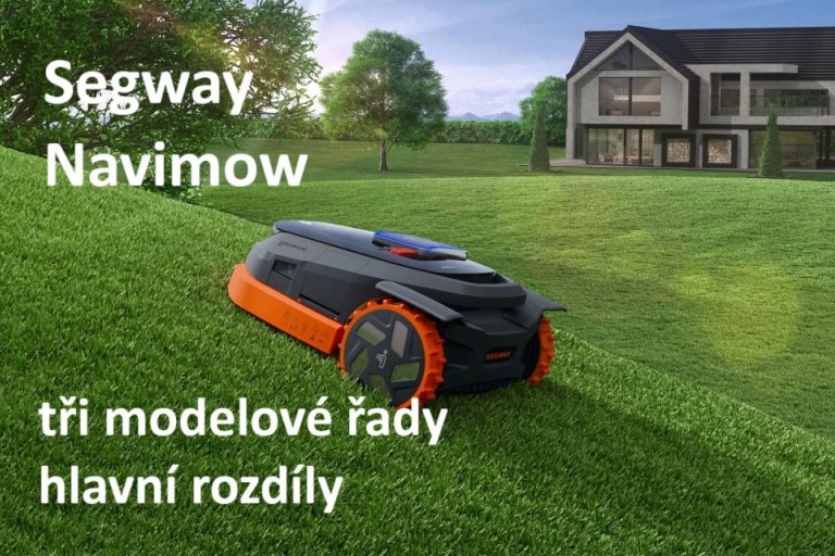 Jak vybrat správnou robotickou sekačku Segway Navimow: Porovnání modelových řad i, H a X - foto č. 1