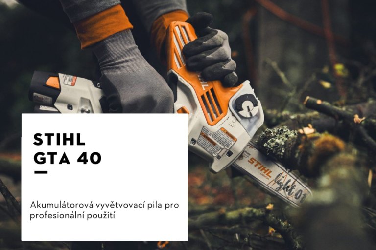 STIHL GTA 40 - aku vyvětvovací pila pro profesionální použití. Lehká, kompaktní, výkonná pila nejen pro arboristy. - foto č. 1