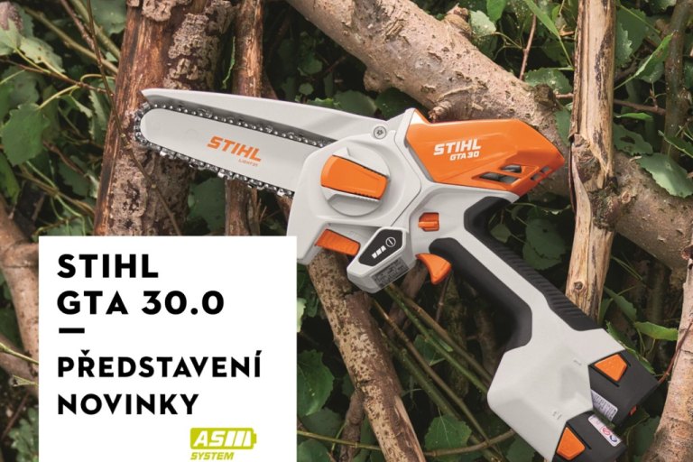 STIHL GTA 30 - nová akumulátorová minipila s dvojnásobným výkonem. - foto č. 1