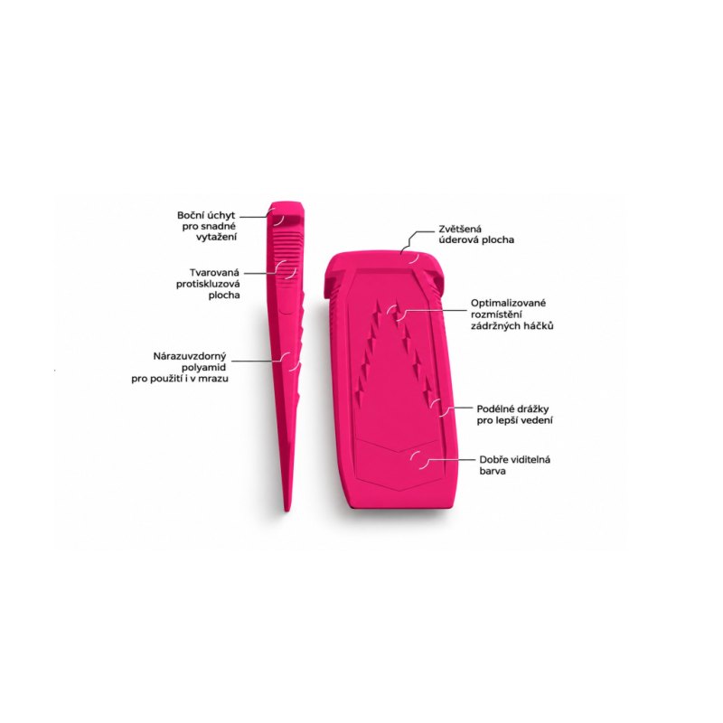 plastový klín FLAMINGO 12 cm plastový klín FLAMINGO 12 cm